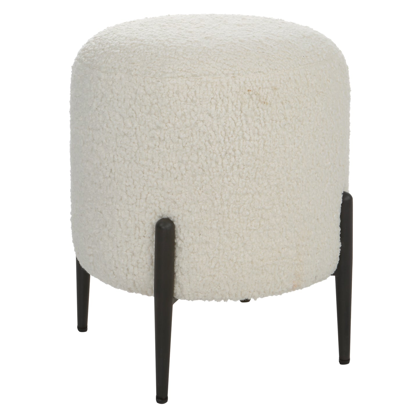 Uttermost Arles White Shearling Ottoman 23715