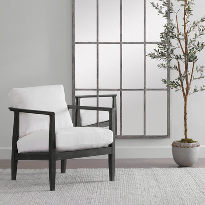 Uttermost Brunei White Accent Chair 23696