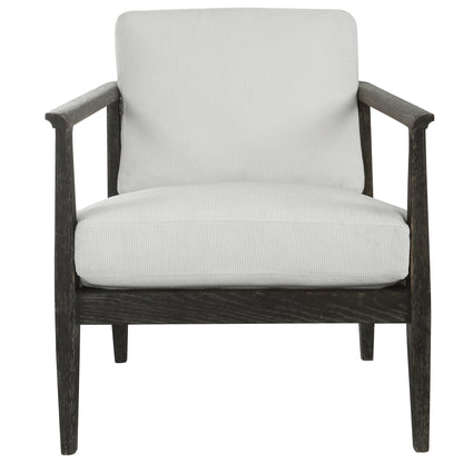 Uttermost Brunei White Accent Chair 23696