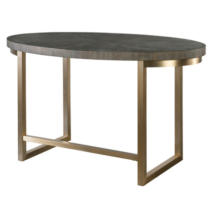 Uttermost Taja Walnut Oval Desk 25198