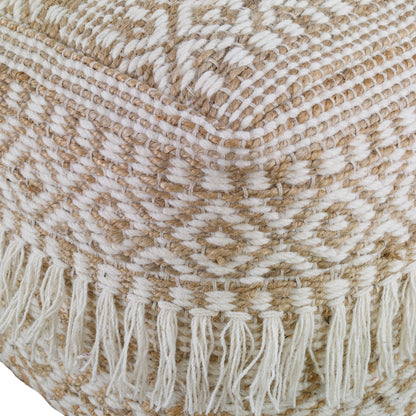 Uttermost Boheme Wool & Hemp Pouf 23972