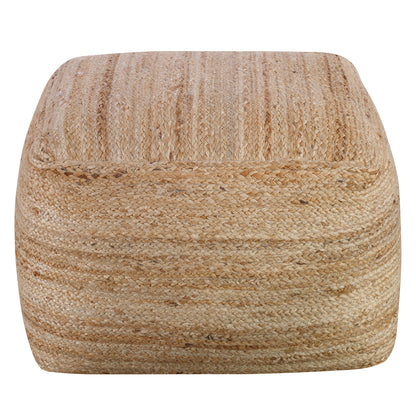 Uttermost Camden Braided Hemp Pouf 23973