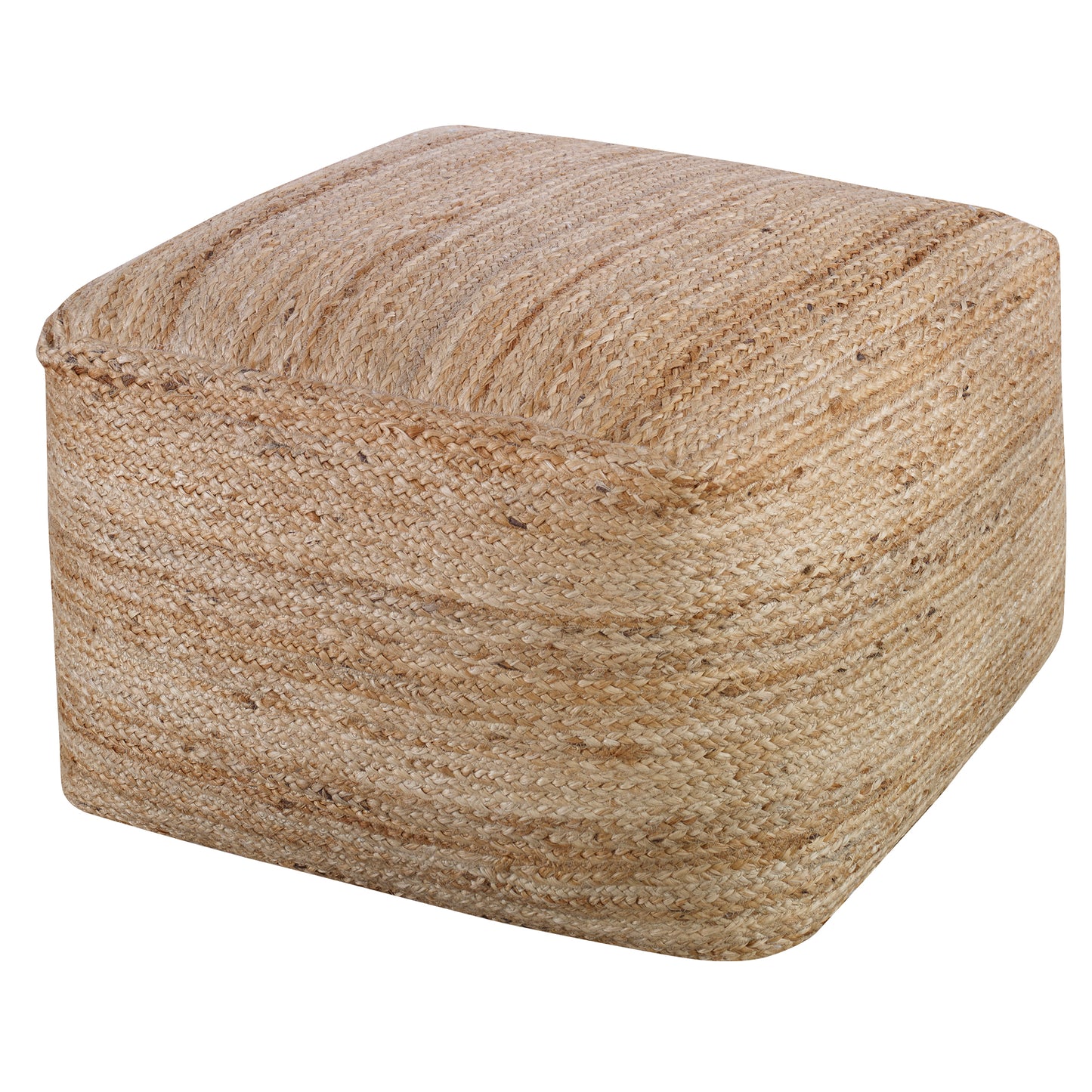 Uttermost Camden Braided Hemp Pouf 23973