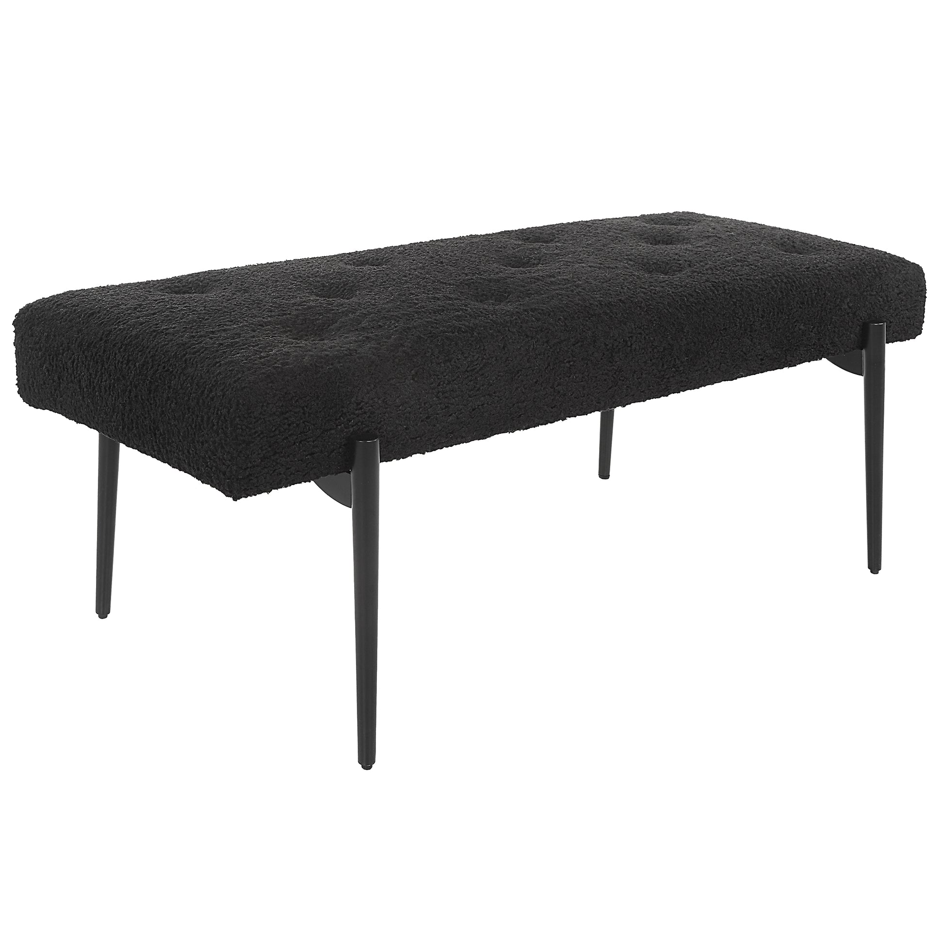 Uttermost Olivier Modern Black Bench 23719