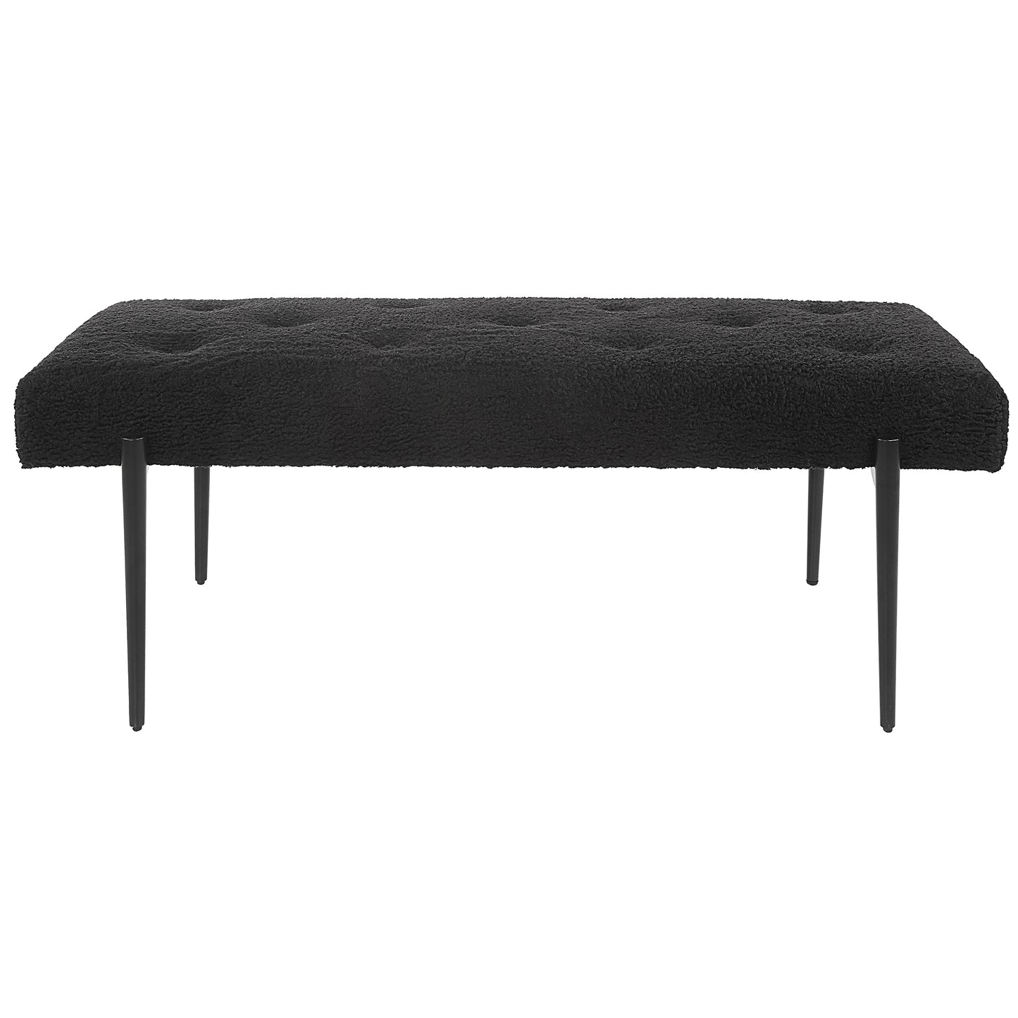 Uttermost Olivier Modern Black Bench 23719