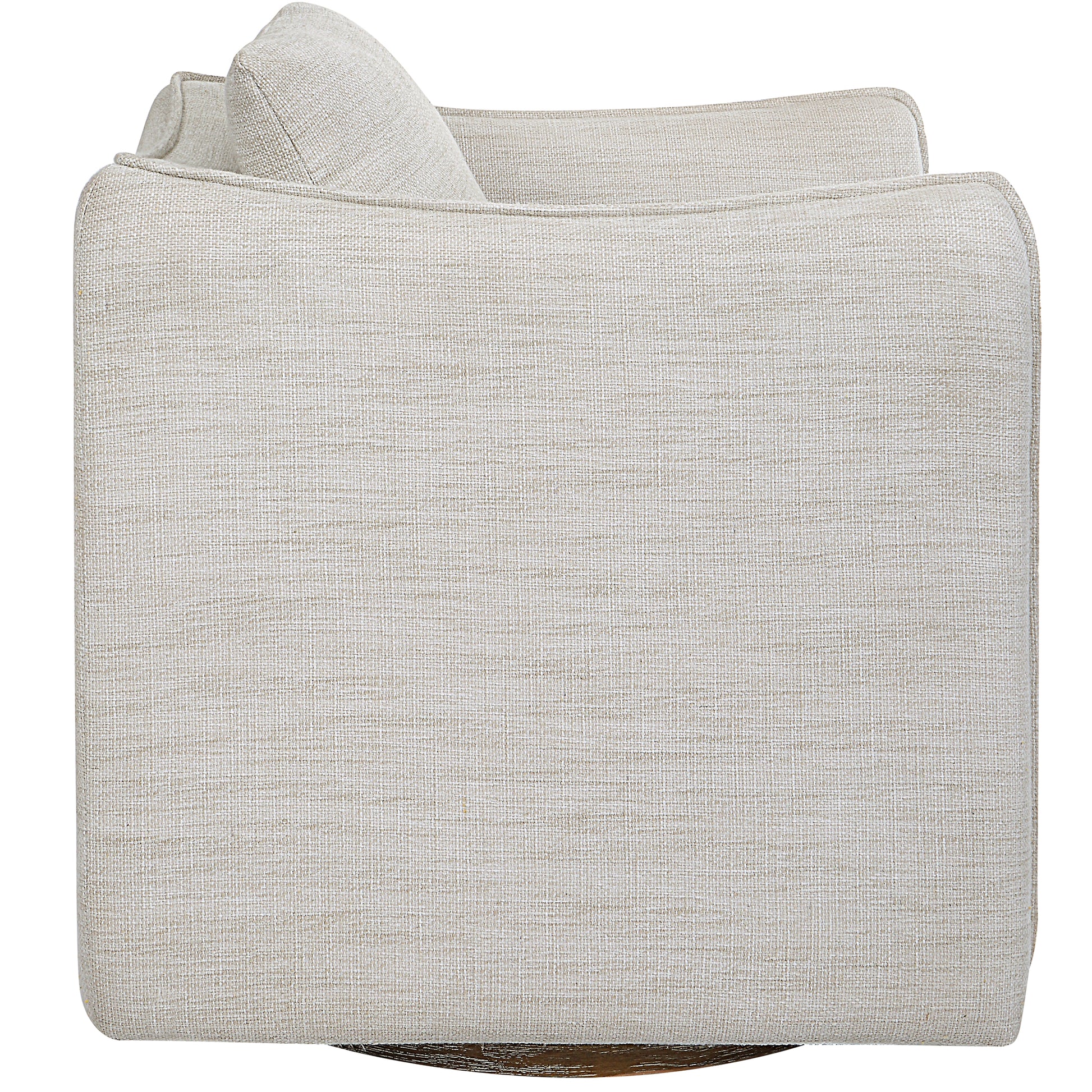 Uttermost Corben White Swivel Armchair 23729