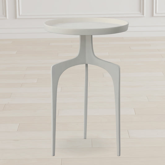 Uttermost Kenna White Accent Table 25734