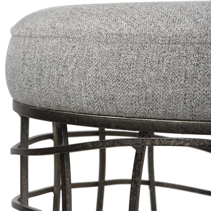 Uttermost Carnival Iron Round Accent Stool 23748