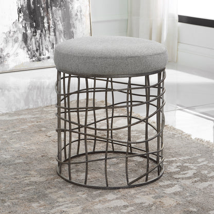 Uttermost Carnival Iron Round Accent Stool 23748