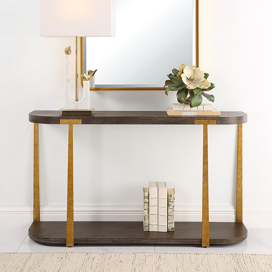 Uttermost Palisade Wood Console Table 25556