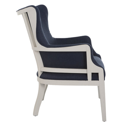 Uttermost Gordonston Blue Fabric Accent Chair 23753