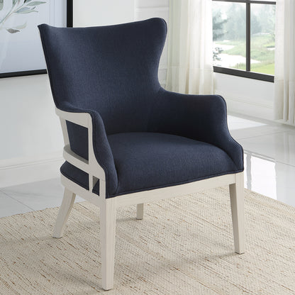 Uttermost Gordonston Blue Fabric Accent Chair 23753