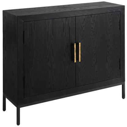 Uttermost Front Range Dark Oak 2 Door Cabinet 22891