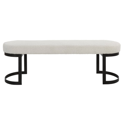 Uttermost Infinity Black Bench 23817