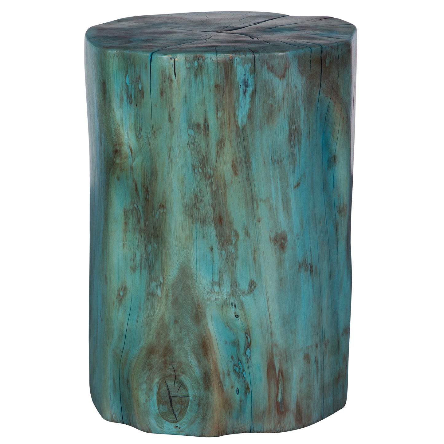 Uttermost Habitat Blue Accent Stool 22948