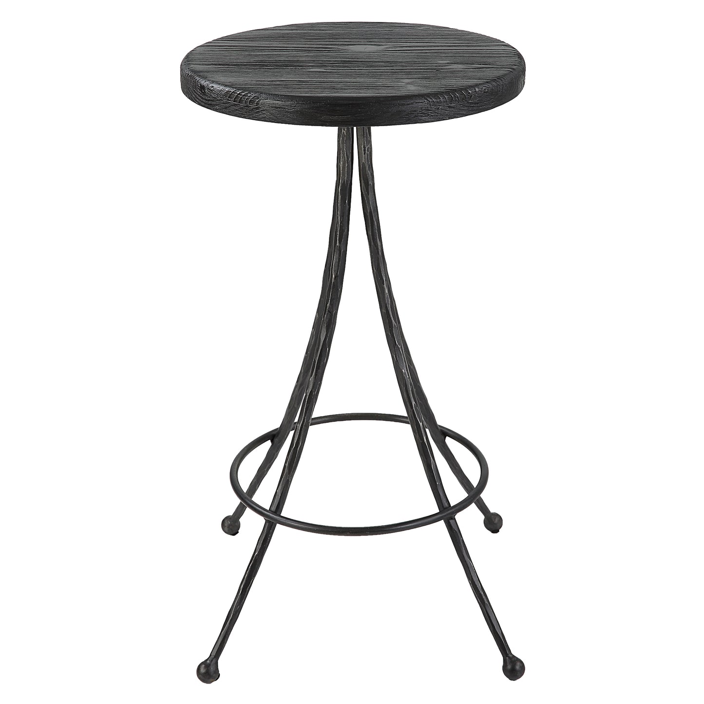 Uttermost Sona Black Counter Stool 22970