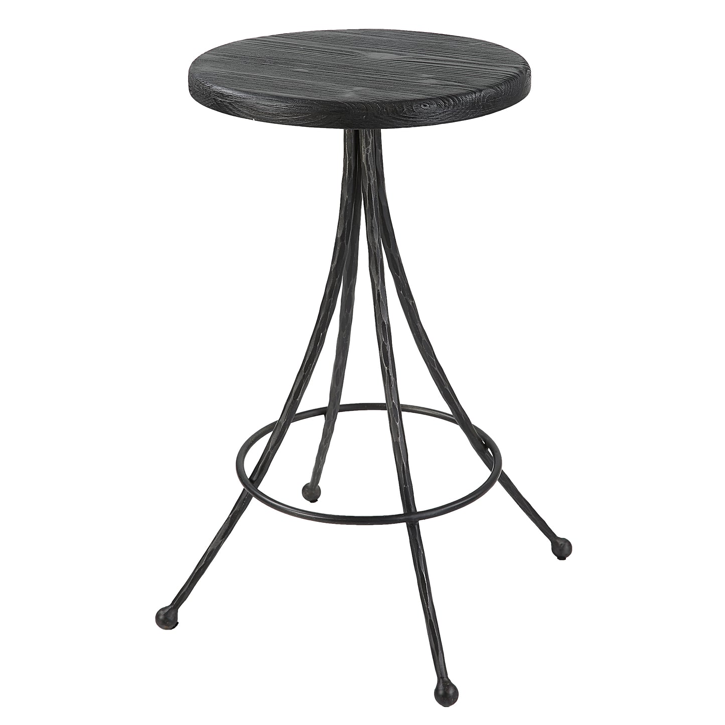 Uttermost Sona Black Counter Stool 22970