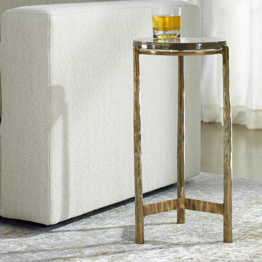 Uttermost Eternity Brass Accent Table 22978