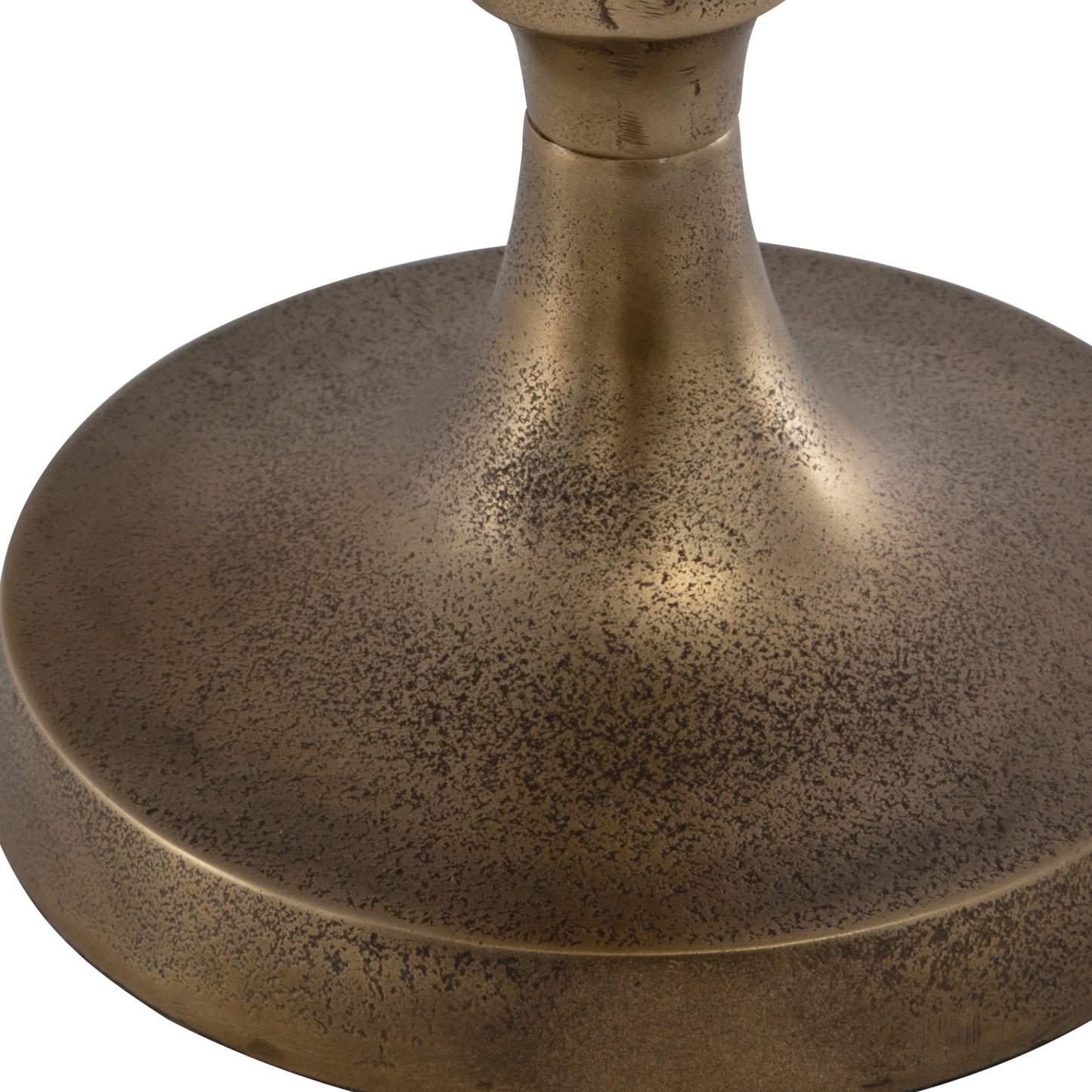 Lily Lifestyle Heavily Textured Cast Aluminum Finished In Antique Brass