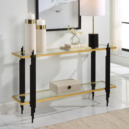 Uttermost Empire Cityscape Console Table 22992