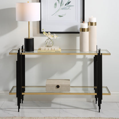 Uttermost Empire Cityscape Console Table 22992