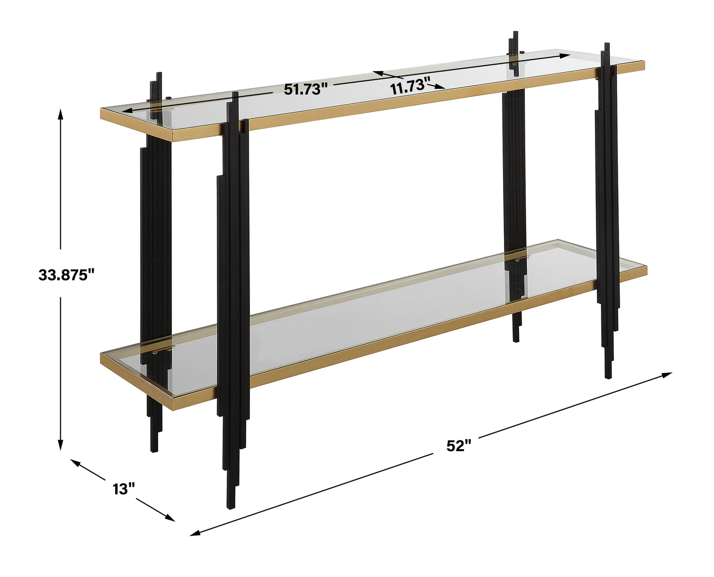 Uttermost Empire Cityscape Console Table 22992