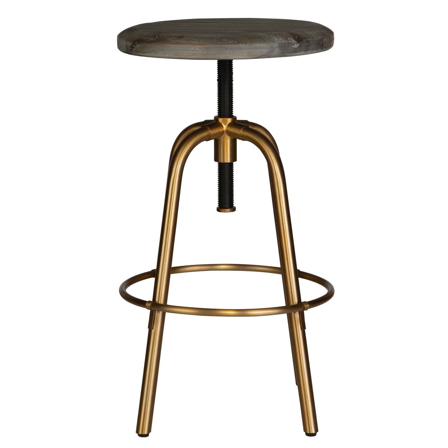 Uttermost Revolve Brass Counter Stool 22976