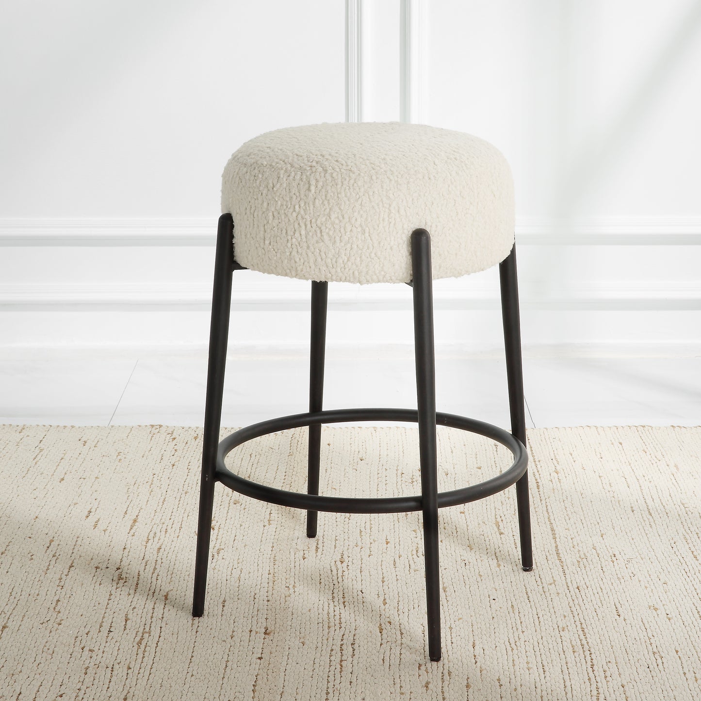 Uttermost Arles Plush Counter Stool 23783