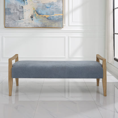 Uttermost Daylight Sky Blue Bench 23829