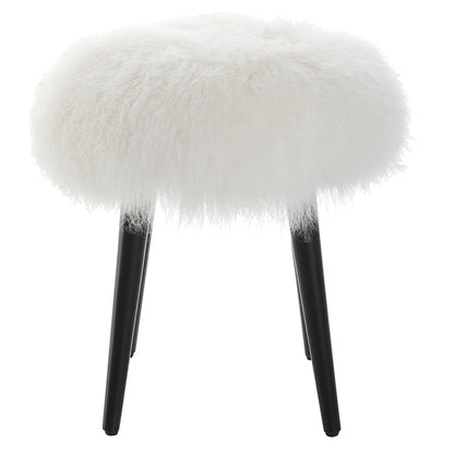 Uttermost Wooly Sheepskin Accent Stool 23830