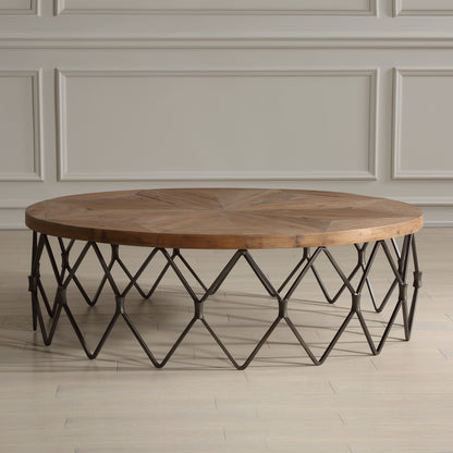 Uttermost Chain Reaction Wooden Coffee Table 22998