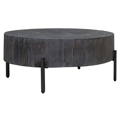 Uttermost Adjoin Rustic Black Coffee Table 24462