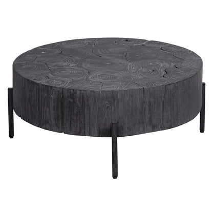 Uttermost Adjoin Rustic Black Coffee Table 24462