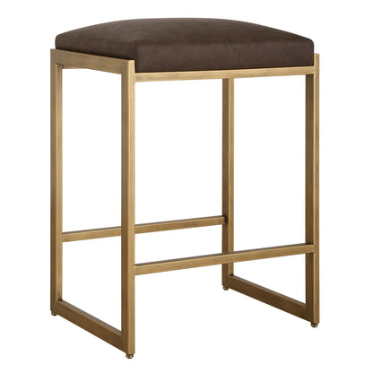 Uttermost Atticus Gold Counter Stool 23419