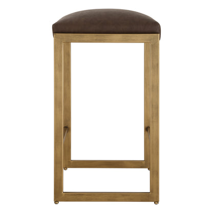 Uttermost Atticus Gold Counter Stool 23419