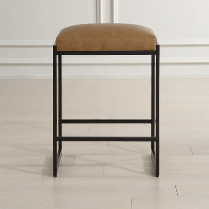 Uttermost Atticus Black Counter Stool 23446