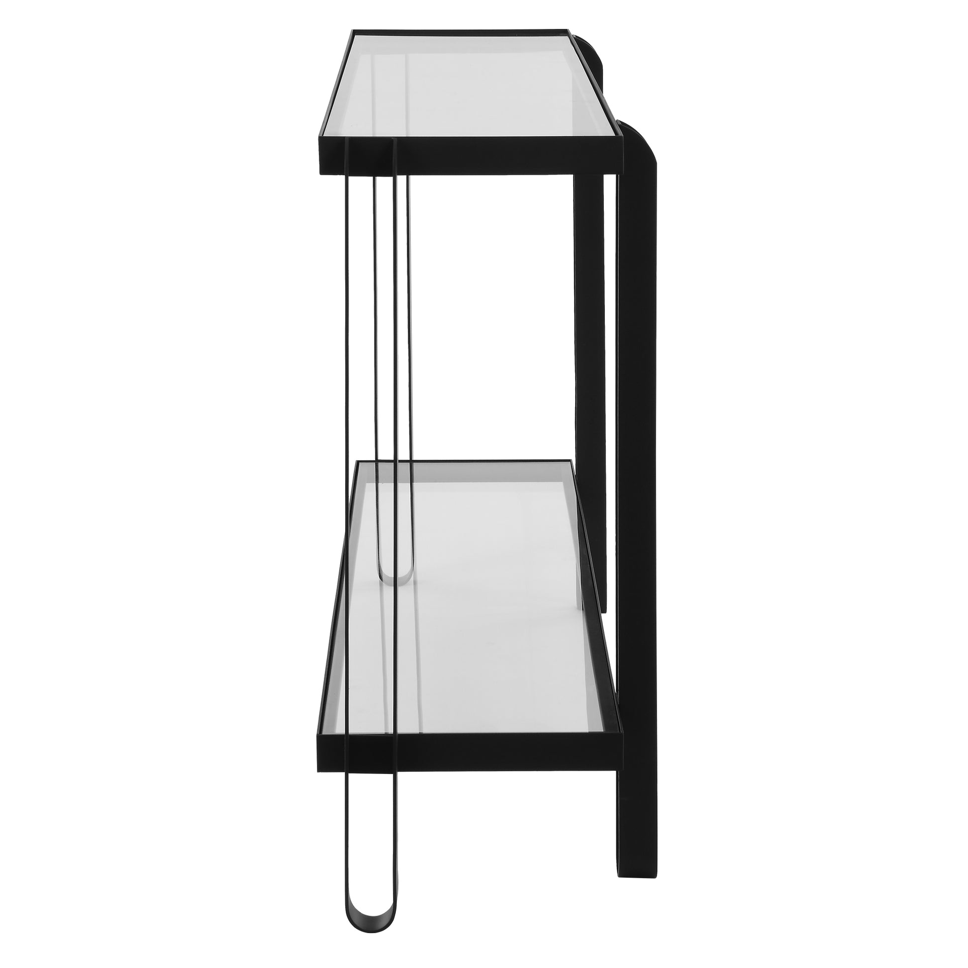 Uttermost Shadow Black Iron Console Table 24233