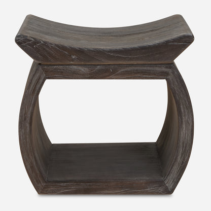 Uttermost Connor Walnut Accent Stool 24401