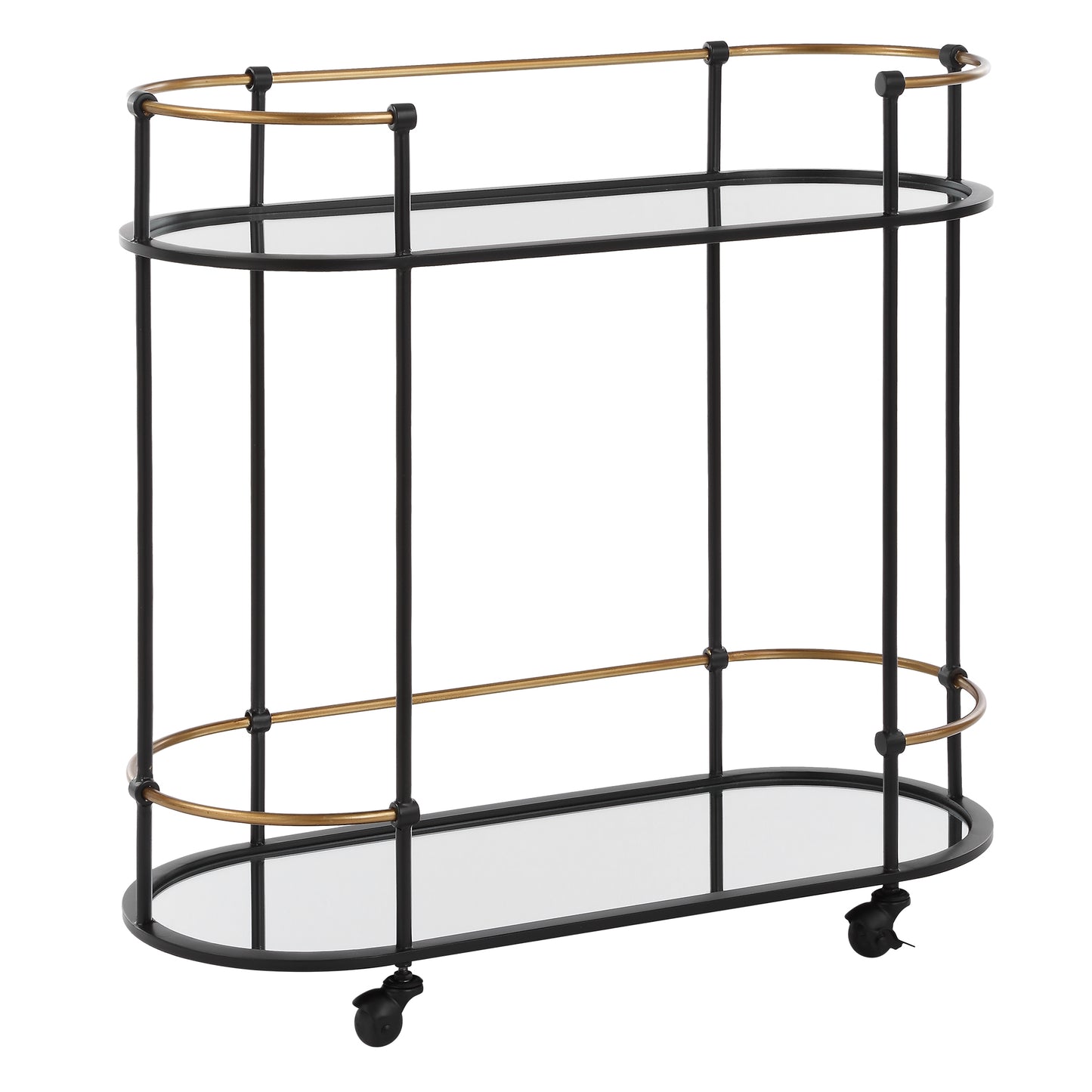 Uttermost Andre Iron Bar Cart 24186