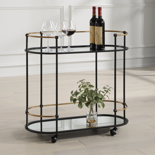 Uttermost Andre Iron Bar Cart 24186