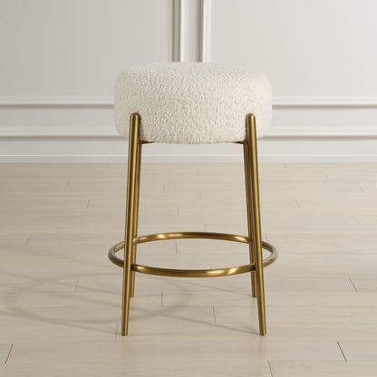 Uttermost Arles Brass Counter Stool 23810