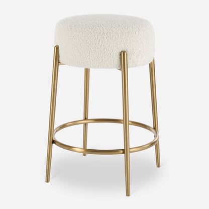 Uttermost Arles Brass Counter Stool 23810