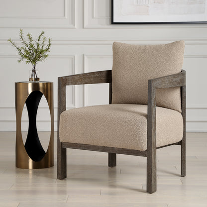 Uttermost Sienna Sand Fabric Accent Chair 23832