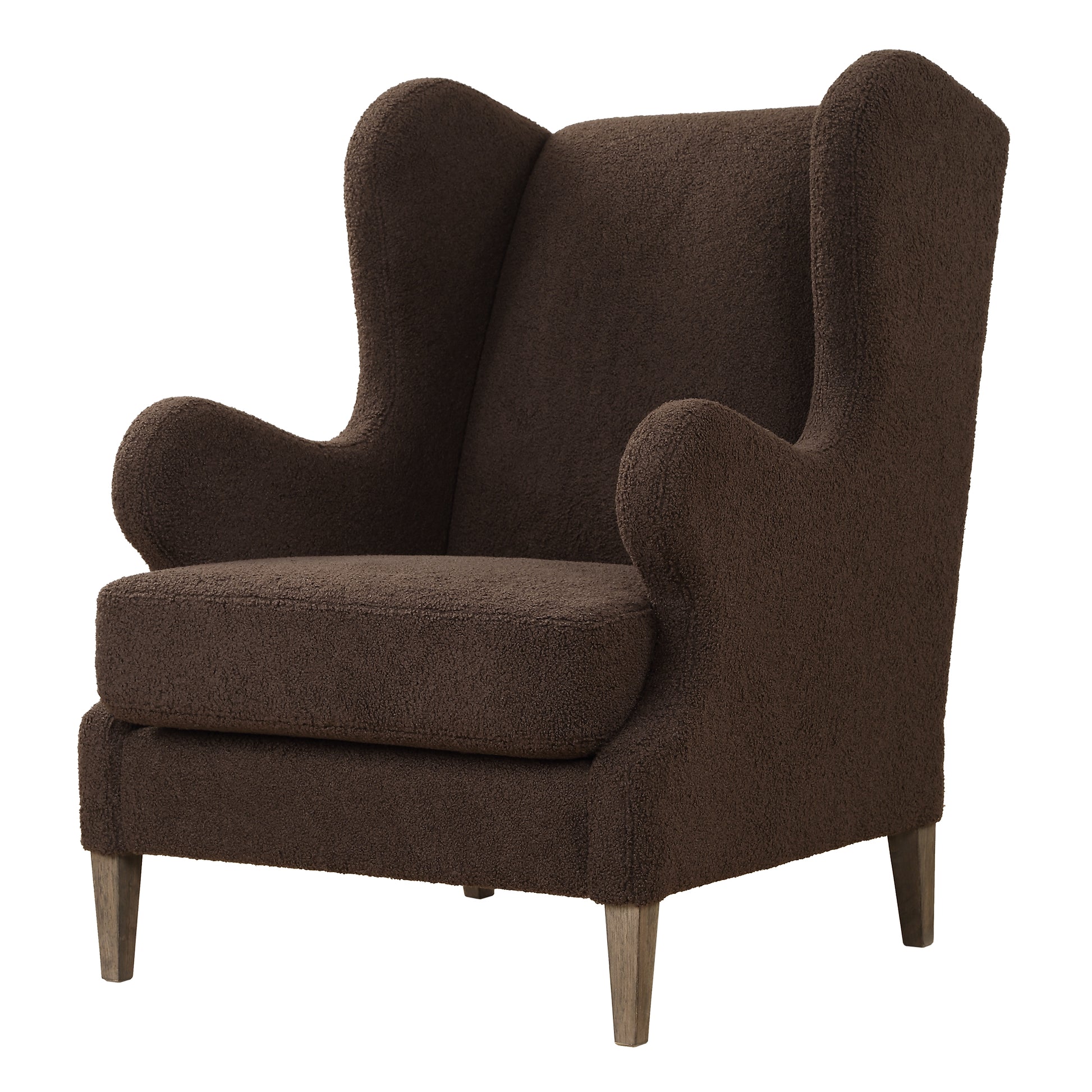 Uttermost Serpentine Brown Fabric Accent Chair 23839