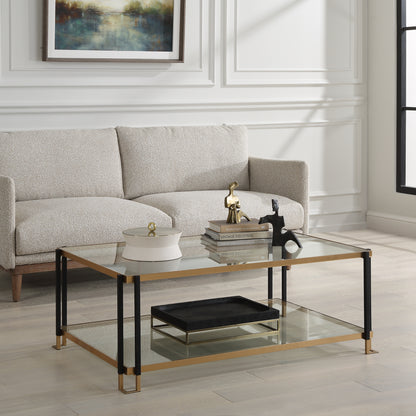 Uttermost Kentmore Glass Coffee Table 24846