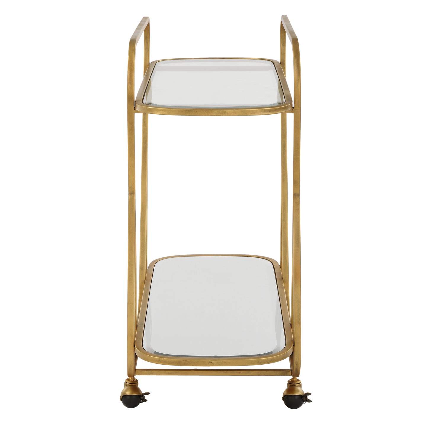 Uttermost Swain Brass Serving Cart 22907