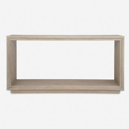 Uttermost Prism Light Oak Console Table 24757