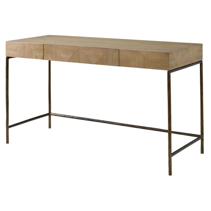 Uttermost Aristotle Natuiral Wood Modern Desk 24424