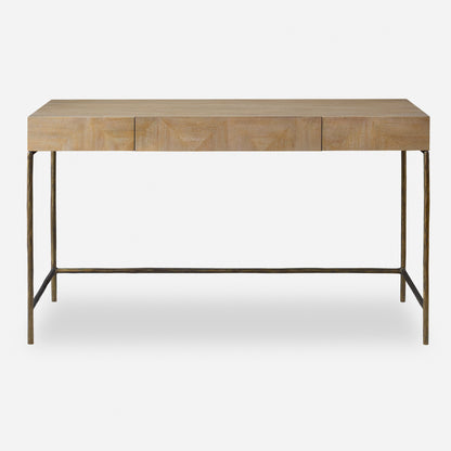 Uttermost Aristotle Natuiral Wood Modern Desk 24424