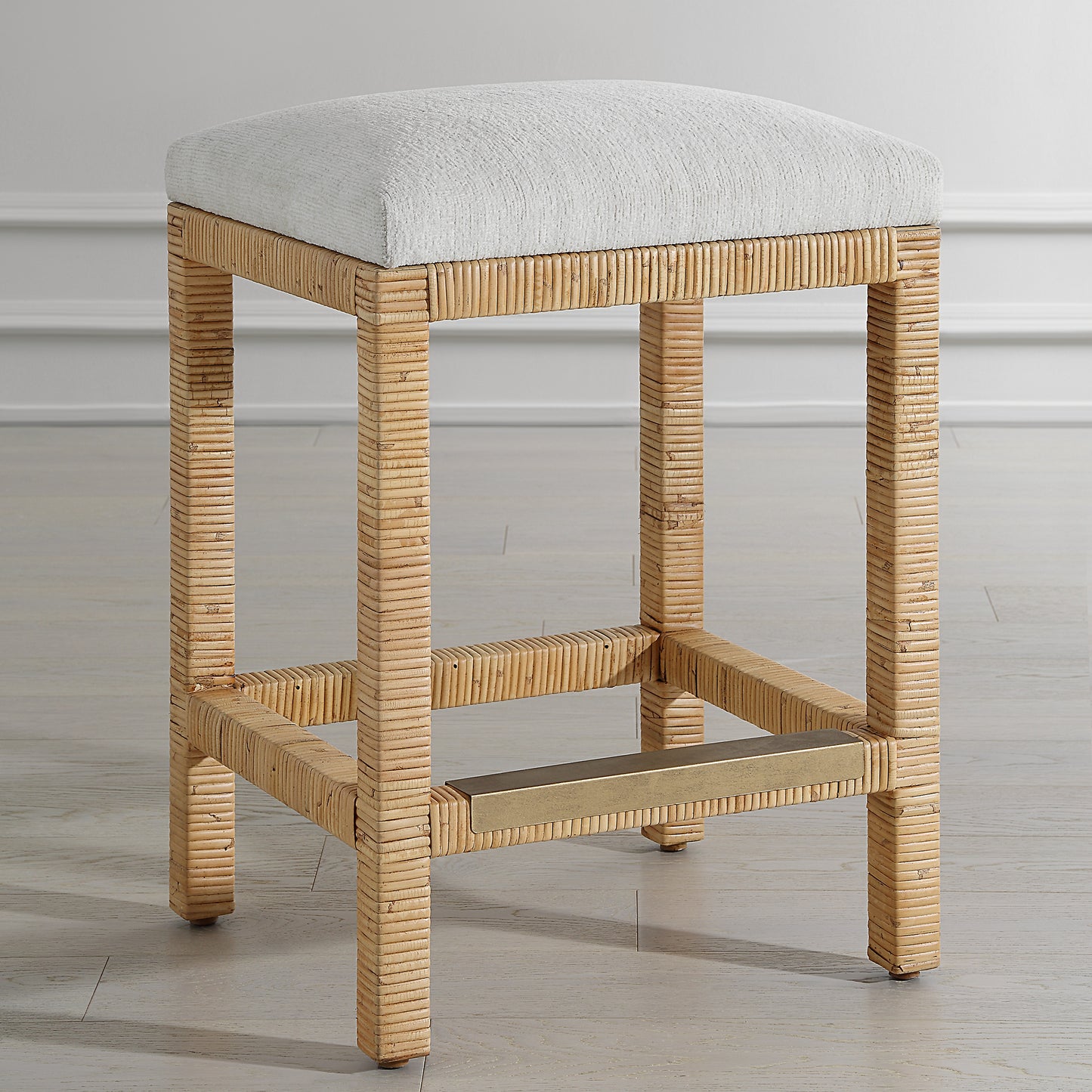 Uttermost Muriel Rattan Counter Stool 23837